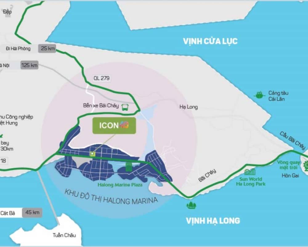 Dự án Icon40 Hạ Long – Vị trí trung tâm mới Tây Hạ Long